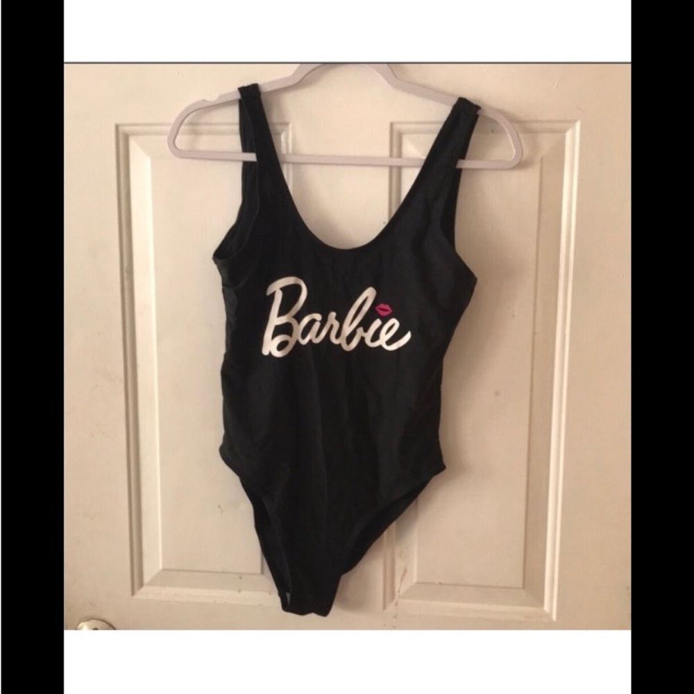 Women’s Barbie Black One Piece Swimsuit